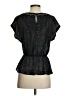 Isani 100% Polyester Black Short Sleeve Blouse Size XS - photo 2