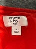Crown & Ivy 100% Polyester Argyle Red Jacket Size XL (kids) - photo 3
