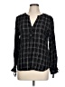 Sanctuary 100% Rayon Black Long Sleeve Blouse Size L - photo 1