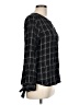 Sanctuary 100% Rayon Black Long Sleeve Blouse Size L - photo 4