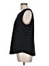 Croft & Barrow Polka Dots Black Sleeveless Blouse Size L - photo 5