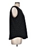 Croft & Barrow Polka Dots Black Sleeveless Blouse Size L - photo 4