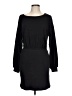 Nine West Solid Black Casual Dress Size L - photo 1