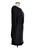 Nine West Solid Black Casual Dress Size L - photo 4