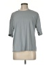 Shein Solid Gray 3/4 Sleeve T-Shirt Size M - photo 1