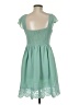 Soieblu 100% Polyester Solid Teal Green Cocktail Dress Size M - photo 2