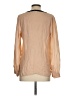 Joie 100% Silk Tan Long Sleeve Silk Top Size XS - photo 2