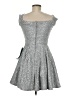 B. Smart Metallic Silver Cocktail Dress Size 7 - photo 2