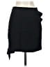 Zara Solid Black Casual Skirt Size S - photo 2