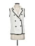 Shein Ivory Sleeveless Button-Down Shirt Size 4 - photo 1