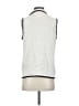 Shein Ivory Sleeveless Button-Down Shirt Size 4 - photo 2