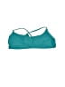 Assorted Brands Solid Teal Swimsuit Top Size M - photo 1