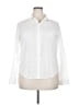 Zara White Long Sleeve Button-Down Shirt Size XXL - photo 1
