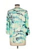 Chico's Green 3/4 Sleeve Blouse Size Lg (2) - photo 2
