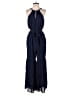 Greylin Color Block Blue Jumpsuit Size S - photo 1