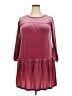 Old Navy Solid Burgundy Casual Dress Size 18 - photo 1