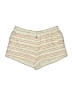 Lou & Grey 100% Cotton Chevron-herringbone Ivory Shorts Size M - photo 1
