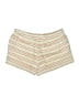 Lou & Grey 100% Cotton Chevron-herringbone Ivory Shorts Size M - photo 2