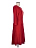 Anne Klein Solid Red Casual Dress Size 10 - photo 4