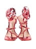 Schutz 100% Leather Red Sandals Size 8 - photo 2