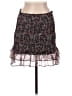 1.State 100% Polyester Floral Black Casual Skirt Size M - photo 1