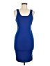Unbranded Solid Blue Cocktail Dress Size M - photo 1