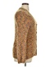 Carroll Reed Tweed Brown Cardigan Size X - photo 4