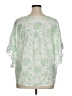 Cato Green 3/4 Sleeve Blouse Size XL - photo 2