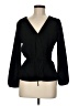 J.Crew 100% Polyester Black Long Sleeve Blouse Size 6 - photo 1