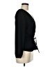 J.Crew 100% Polyester Black Long Sleeve Blouse Size 6 - photo 4