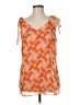 CAbi 100% Polyester Orange Sleeveless Blouse Size M - photo 1