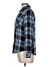 Rails 100% Rayon Plaid Blue Long Sleeve Button-Down Shirt Size L - photo 5