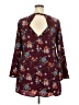 LoveRiche 100% Polyester Burgundy 3/4 Sleeve Blouse Size 2X - photo 2