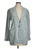 Madewell 100% Linen Checkered-gingham Teal Blazer Size XS - photo 1