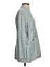 Madewell 100% Linen Checkered-gingham Teal Blazer Size XS - photo 4