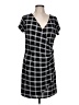 Jonathan Martin Houndstooth Black Casual Dress Size L - photo 1