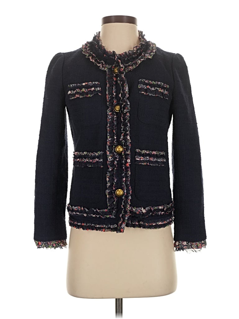 Pre-owned Jcrew Jacket In Black