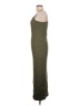 Justify Solid Green Casual Dress Size L - photo 5