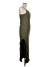 Justify Solid Green Casual Dress Size L - photo 4