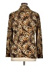 Rena Rowan 100% Polyester Animal Print Brown Long Sleeve Blouse Size 14 - photo 2