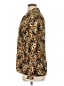 Rena Rowan 100% Polyester Animal Print Brown Long Sleeve Blouse Size 14 - photo 5
