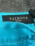 Talbots Solid Teal Formal Skirt Size 0 (petite) - photo 4