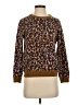 J.Crew Animal Print Brown Pullover Sweater Size S - photo 1