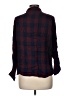 Rails 100% Rayon Plaid Burgundy Long Sleeve Button-Down Shirt Size M - photo 2