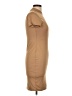 Heart & Hips Solid Tan Casual Dress Size L - photo 4