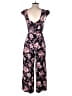 Club Monaco Floral Black Jumpsuit Size 2 - photo 2