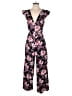 Club Monaco Floral Black Jumpsuit Size 2 - photo 1