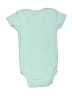 Gerber 100% Cotton Solid Teal Short Sleeve Onesie Size 6-9 mo - photo 2