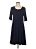 Cupio Solid Blue Casual Dress Size S - photo 1