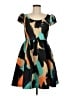 Moulinette Soeurs 100% Polyester Print Black Casual Dress Size 6 - photo 1